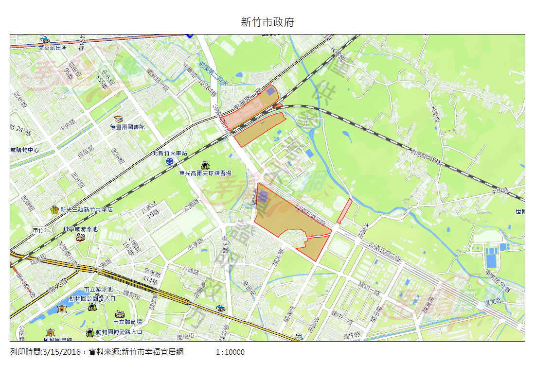 已完成市地重劃 新竹市政府地政處